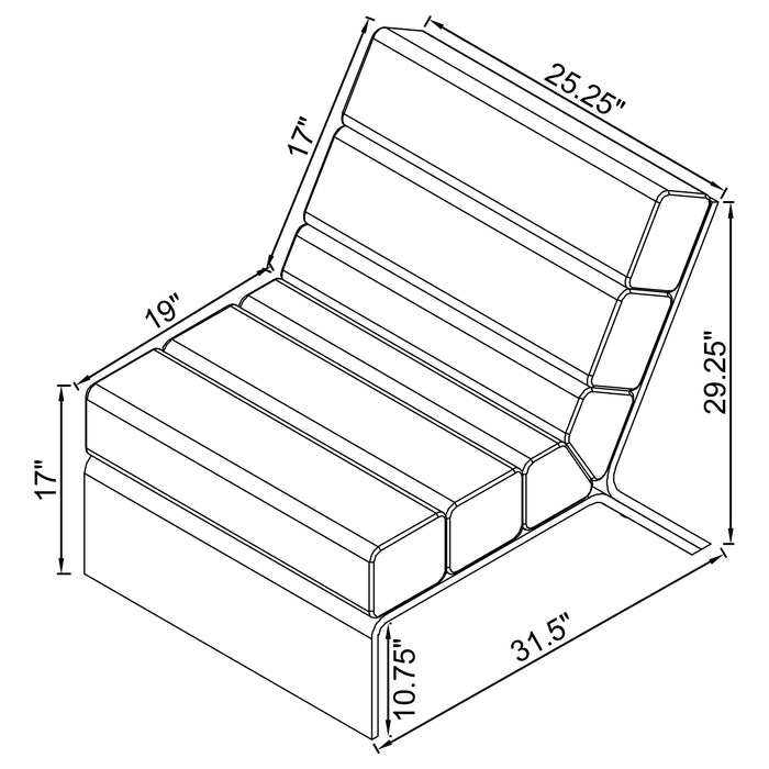 Serreta Accent Chair - Orbit Furniture (Richmond,BC)