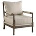 Blanchett Cushion Back Accent Chair Beige and Natural - Orbit Furniture (Richmond,BC)