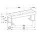 Mesa Bench - Orbit Furniture (Richmond,BC)