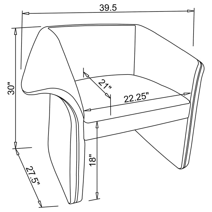 Ramsey Accent Chair - Orbit Furniture (Richmond,BC)