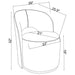 Harjo Accent Chairs - Orbit Furniture (Richmond,BC)
