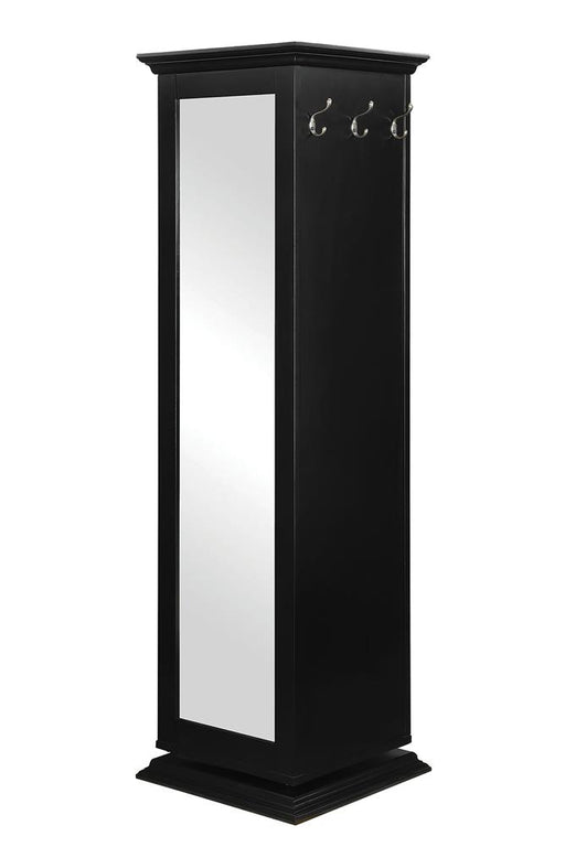Robinsons Swivel Accent Cabinet with Cork Board Black - Orbit Furniture (Richmond,BC)