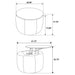 Tesoro Ottoman - Orbit Furniture (Richmond,BC)