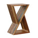 Lily Geometric Accent Table Natural - Orbit Furniture (Richmond,BC)