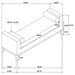 Rosie Bench - Orbit Furniture (Richmond,BC)