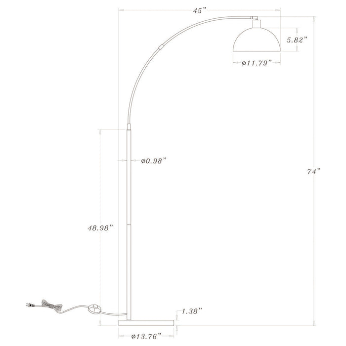 Gloria Floor Lamp - Orbit Furniture (Richmond,BC)