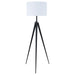 Harrington Tripod Legs Floor Lamp White and Black - Orbit Furniture (Richmond,BC)