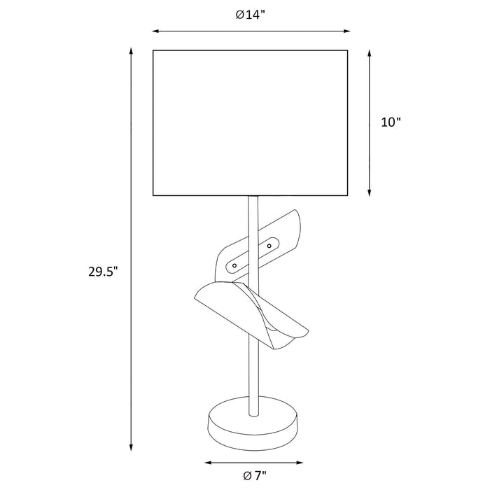 Kingsley Table Lamp - Orbit Furniture (Richmond,BC)