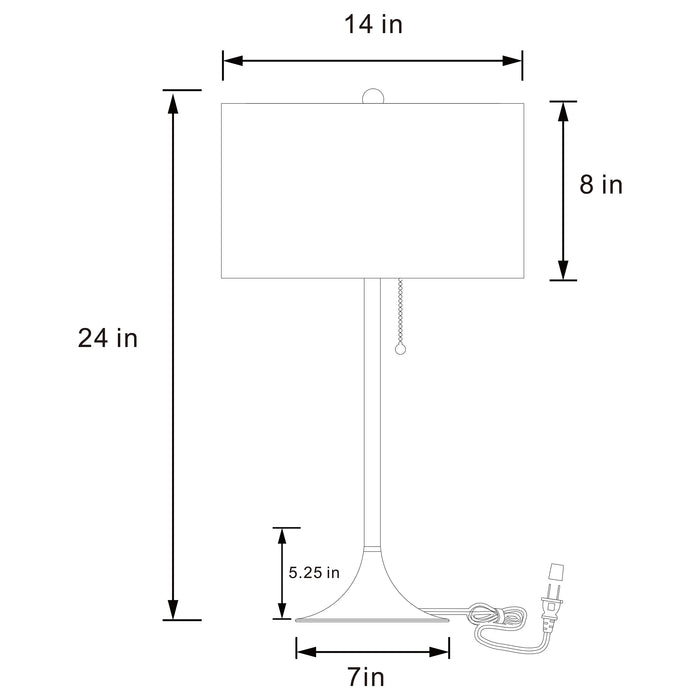 Elmira Table Lamp - Orbit Furniture (Richmond,BC)