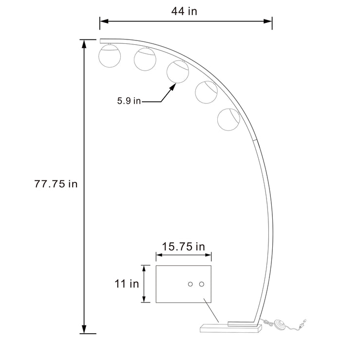 Cody Floor Lamp - Orbit Furniture (Richmond,BC)