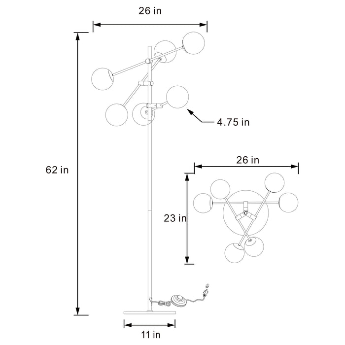 Exline Floor Lamp - Orbit Furniture (Richmond,BC)