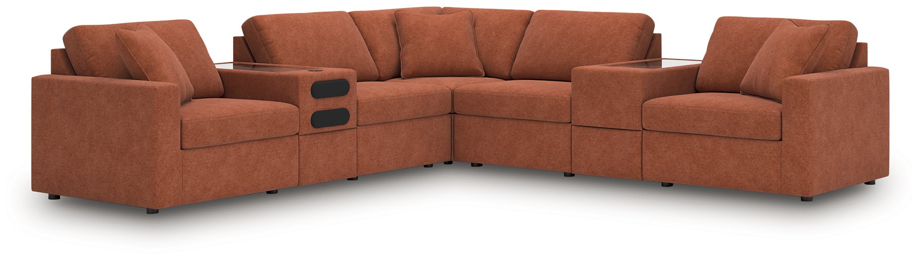 Modmax Balanced Sectional with Audio and Storage Consoles - Orbit Furniture (Richmond,BC)