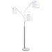 Jirou Trio Drum Shade Floor Lamp Stain Nickel - Orbit Furniture (Richmond,BC)
