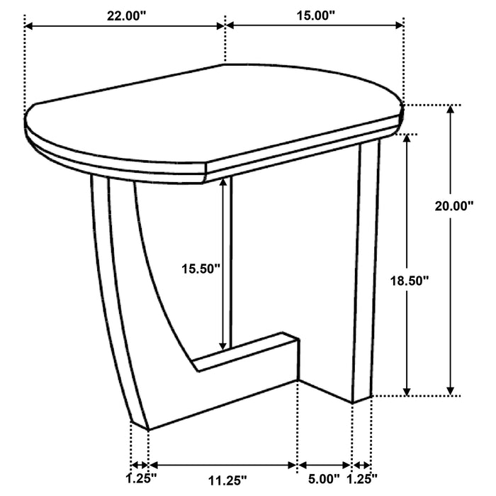 Fletcher End & Side Table - Orbit Furniture (Richmond,BC)