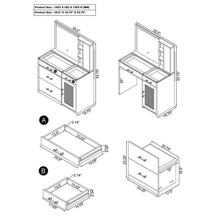 Flora Vanity Sets - Orbit Furniture (Richmond,BC)