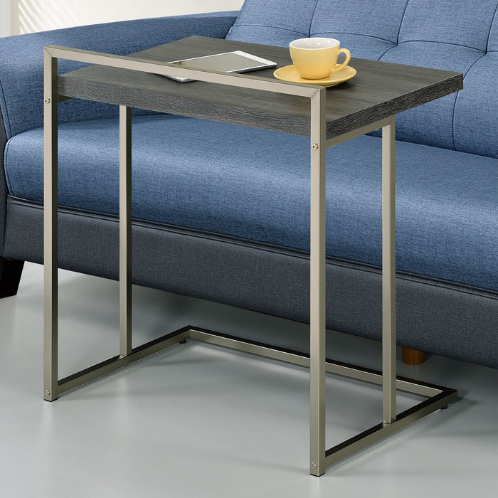 Dani Rectangular Snack Table with Metal Base - Orbit Furniture (Richmond,BC)