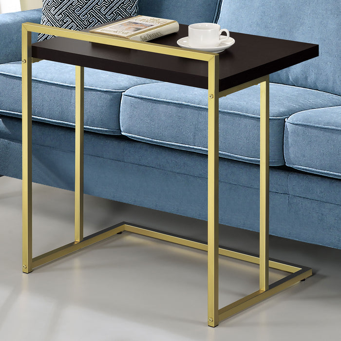 Dani Rectangular Snack Table with Metal Base - Orbit Furniture (Richmond,BC)