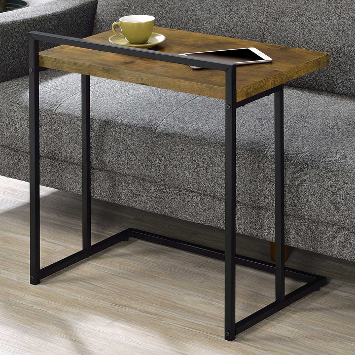 Dani Rectangular Snack Table with Metal Base - Orbit Furniture (Richmond,BC)