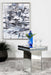 Elora Pedestal Square Top Accent Table Mirror - Orbit Furniture (Richmond,BC)