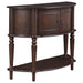 Brenda Console Table with Curved Front Brown - Orbit Furniture (Richmond,BC)