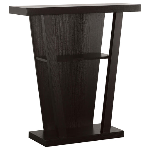 Evanna 2-shelf Console Table Cappuccino - Orbit Furniture (Richmond,BC)