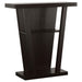 Evanna 2-shelf Console Table Cappuccino - Orbit Furniture (Richmond,BC)