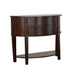 Diane 2-drawer Demilune Shape Console Table Cappuccino - Orbit Furniture (Richmond,BC)
