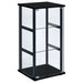 Cyclamen 3-shelf Glass Curio Cabinet Black and Clear - Orbit Furniture (Richmond,BC)