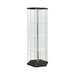 Traditional Glass Hexagon Curio Cabinet - Orbit Furniture (Richmond,BC)
