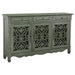 Madeline 3-door Accent Cabinet Antique Green - Orbit Furniture (Richmond,BC)