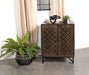 Zaria 2-door Wooden Accent Cabinet Brown - Orbit Furniture (Richmond,BC)