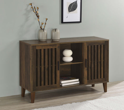Torin 2-door Engineered Wood Accent Cabinet Dark Pine - Orbit Furniture (Richmond,BC)