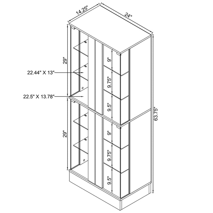 Cabra Curio Cabinet - Orbit Furniture (Richmond,BC)