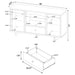 Dalton Accent Cabinet - Orbit Furniture (Richmond,BC)