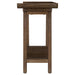 Ornelas 46-inch Console Table with Slatted Shelf Mango Brown - Orbit Furniture (Richmond,BC)