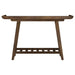 Ornelas 46-inch Console Table with Slatted Shelf Mango Brown - Orbit Furniture (Richmond,BC)