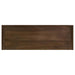 Ornelas 46-inch Console Table with Slatted Shelf Mango Brown - Orbit Furniture (Richmond,BC)