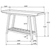 Ornelas 46-inch Console Table with Slatted Shelf Mango Brown - Orbit Furniture (Richmond,BC)