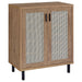 Teller 2-door Shoe Storage Cabinet Natural Oak - Orbit Furniture (Richmond,BC)