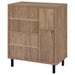 Teller 2-door Shoe Storage Cabinet Natural Oak - Orbit Furniture (Richmond,BC)