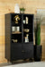 Santiago Rectangular 4-door Cabinet Matte Black - Orbit Furniture (Richmond,BC)