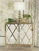 Astilbe 2-door Accent Cabinet Mirror and Champagne - Orbit Furniture (Richmond,BC)
