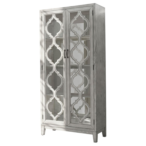 Mckellen 2-door Tall Cabinet Antique White - Orbit Furniture (Richmond,BC)