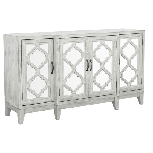 Mckellen 4-door Accent Cabinet Antique White - Orbit Furniture (Richmond,BC)