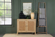 Zamora Rectangular 2-door Accent Cabinet Natural - Orbit Furniture (Richmond,BC)