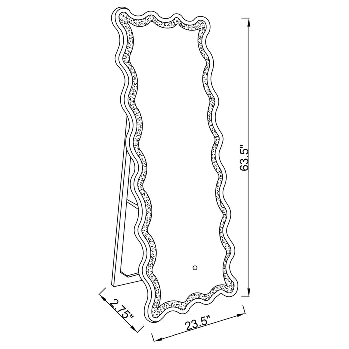 Brixey Standing Mirror - Orbit Furniture (Richmond,BC)