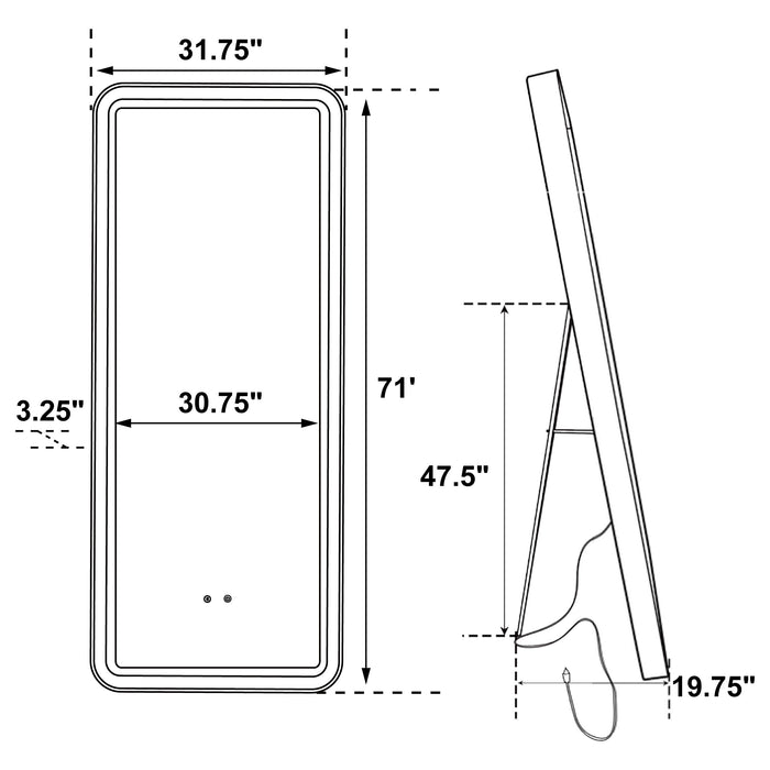 Glendora Mirrors - Orbit Furniture (Richmond,BC)