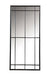 Annetta Rectangular Window Pane Wall Mirror Black - Orbit Furniture (Richmond,BC)