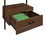 Owens 3-piece 96-inch Wall Mounted Bookshelf Set Walnut - Orbit Furniture (Richmond,BC)