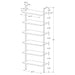 Owens 3-piece 96-inch Wall Mounted Bookshelf Set Walnut - Orbit Furniture (Richmond,BC)